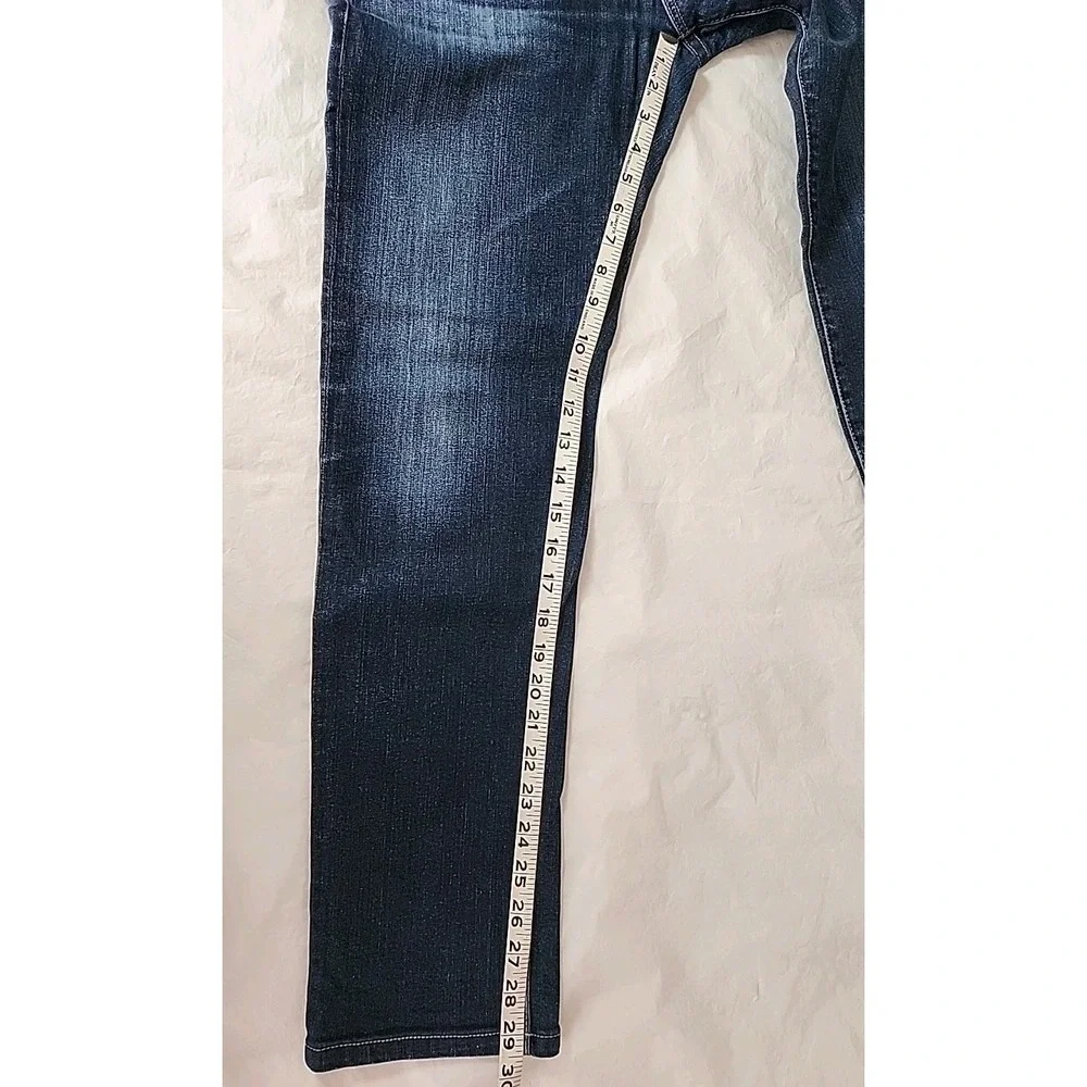 AG Adriano Goldschmied Women's 32/30 Blue Jeans The Nomad SLIM Straight Leg EUC